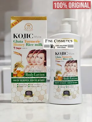 KOJIC WHITE Gluta Turmeric Honey 7days Skin Whitening Lotion
