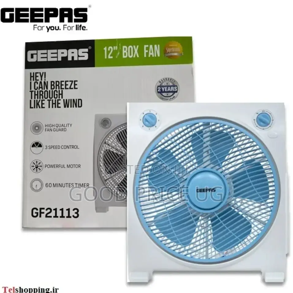 Geepas 12'' Box Fan