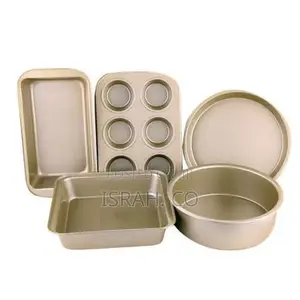 5-Piece Baking Set, Pizza Tray, Cake Mould, Toast Box