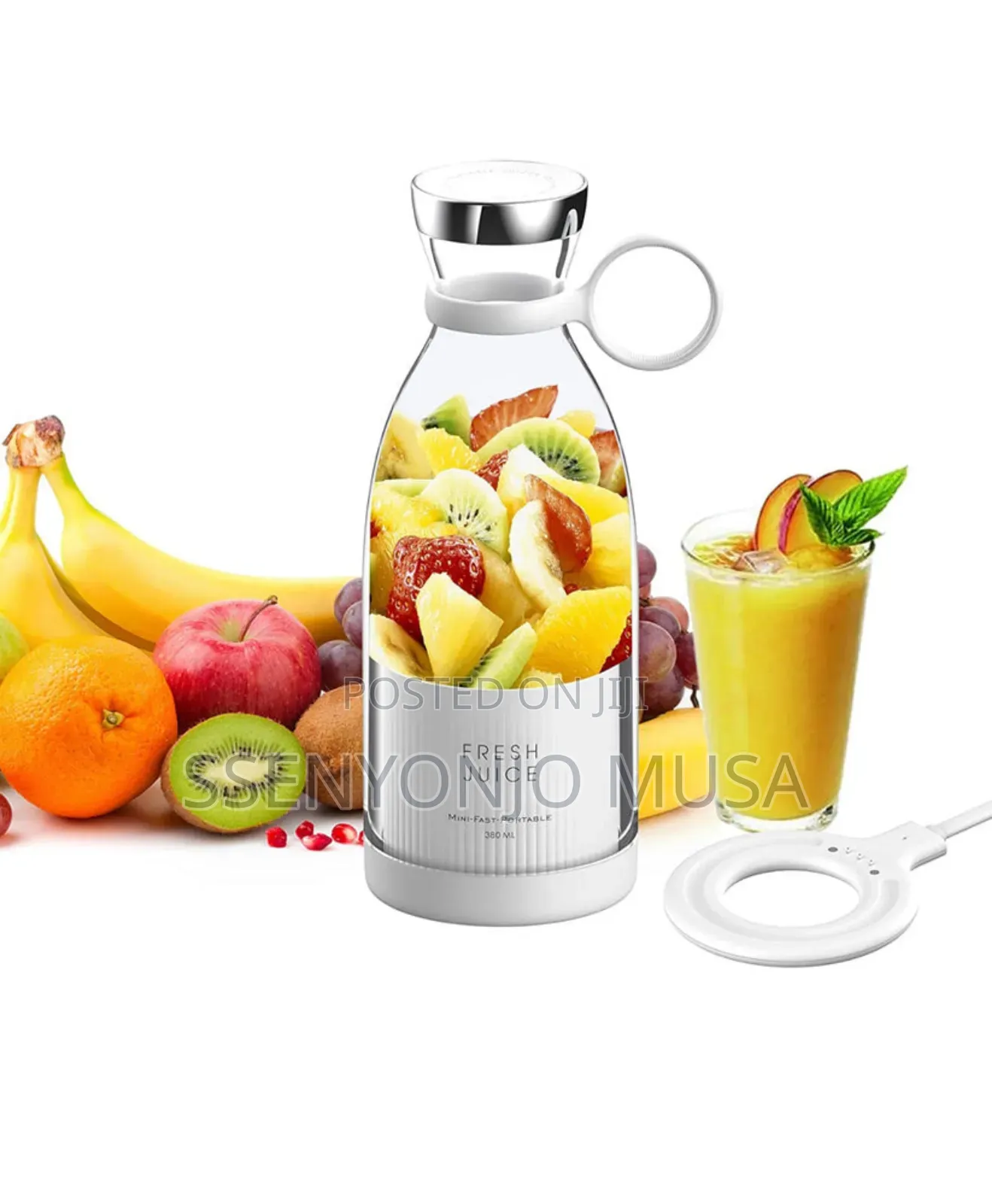 Portable Mini Blender/380ml Wireless Juicer Cup With Charger