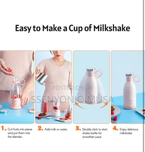 Portable Mini Blender/380ml Wireless Juicer Cup With Charger