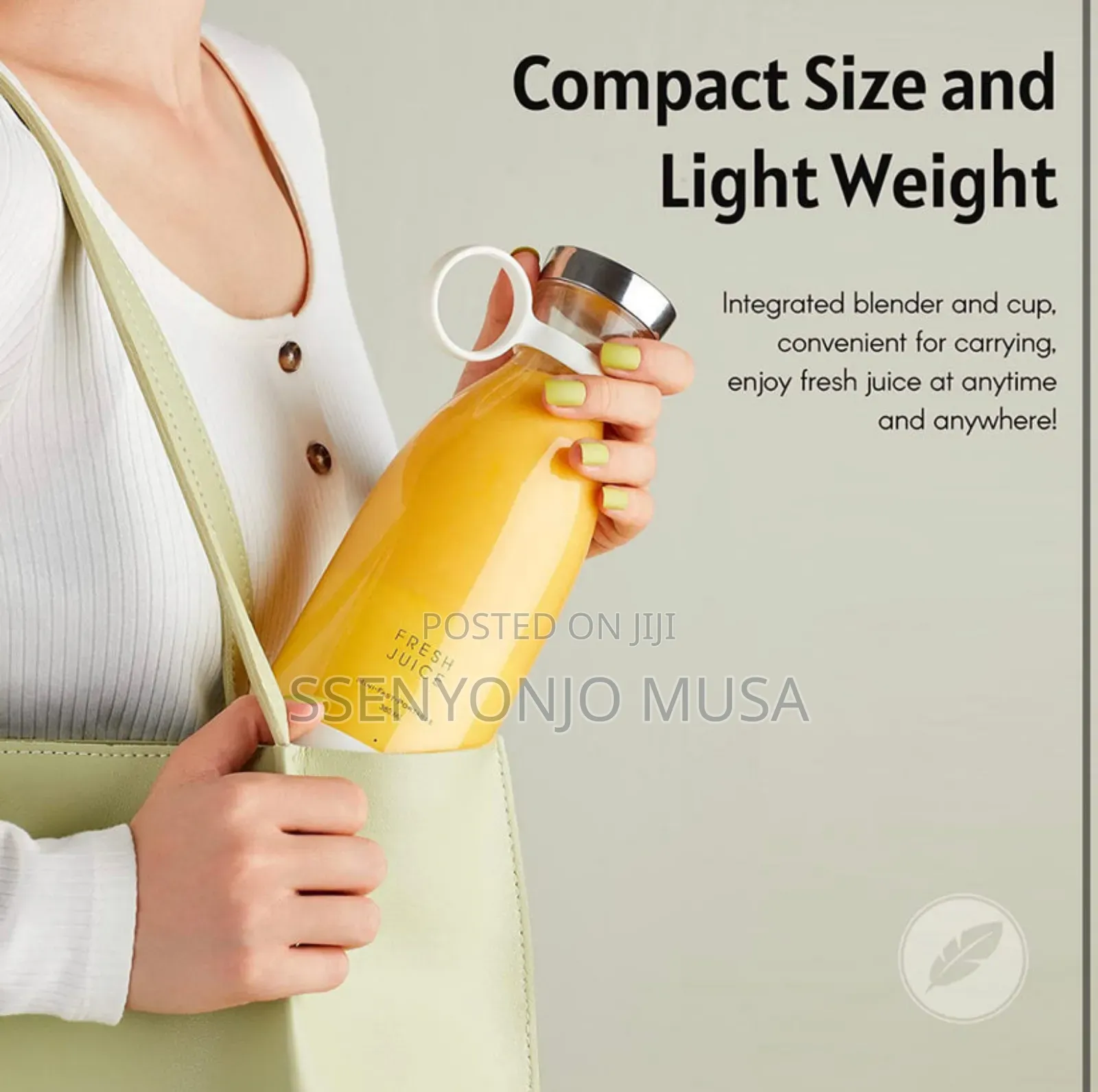 Portable Mini Blender/380ml Wireless Juicer Cup With Charger