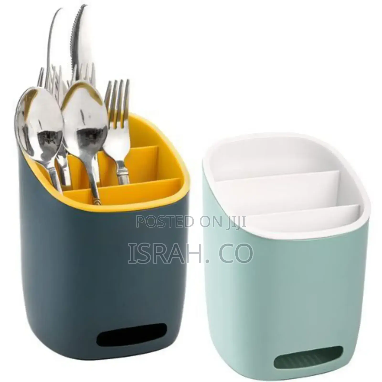 Plastic Kitchen Utensil Holder Cultery Drainer Caddy,