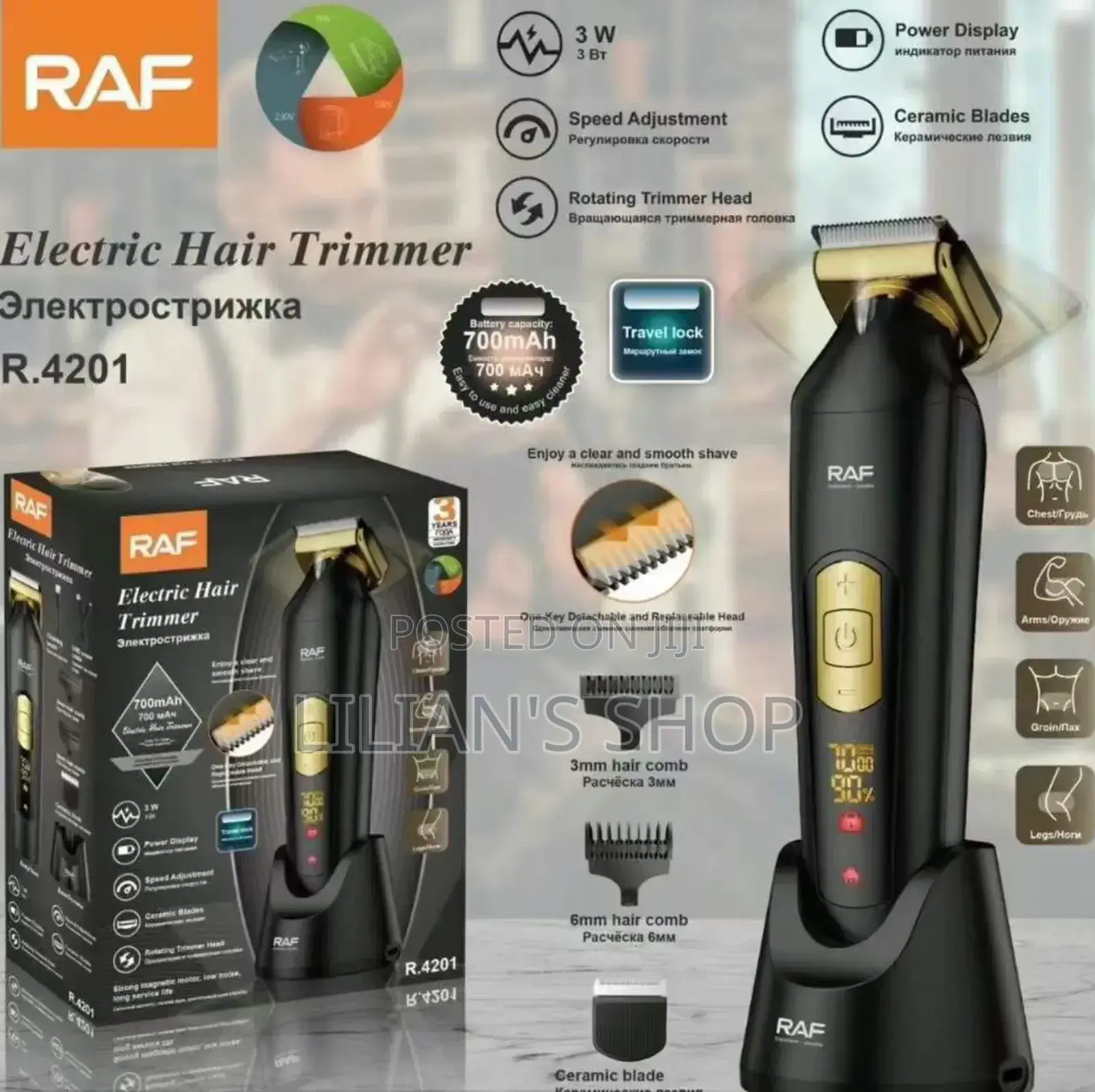 Raf Electric Hair Trimmer
