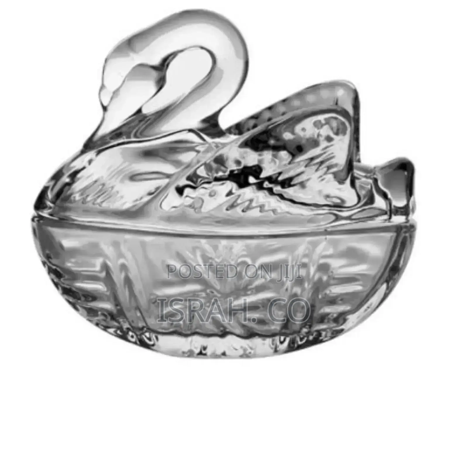 Glass Candy Dish With Lid Sugar Bowl Cookie Jar Party Decor