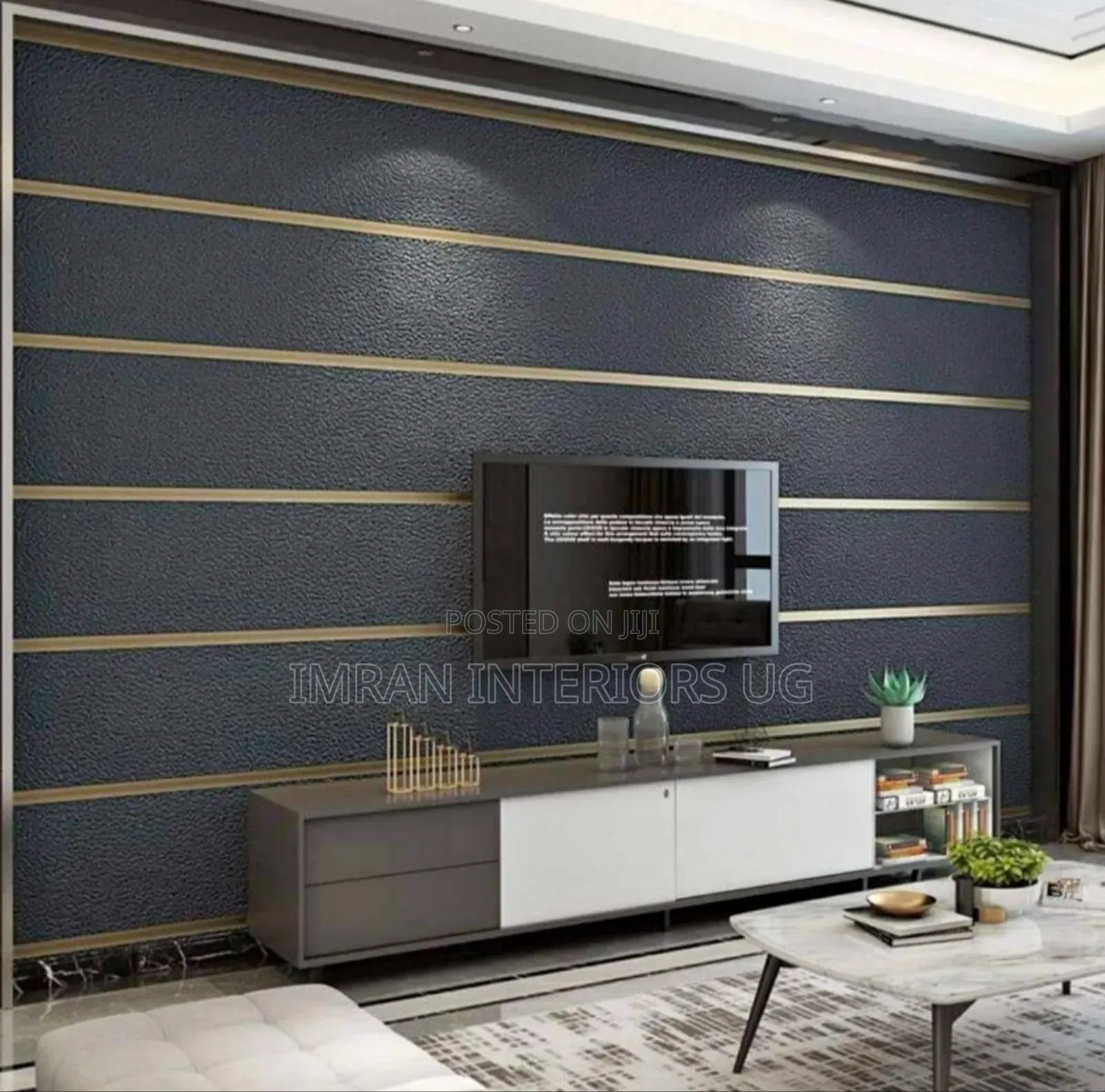 Dark Grey With Some Gold Wallpapers Per Square Meter.