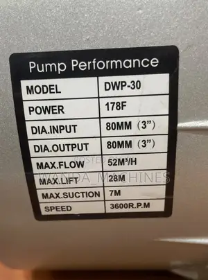 Water Pump Spare Part 3inch