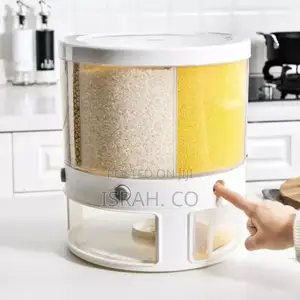 Food Storage Rice Bucket Cereal Dispenser Containerorganizer