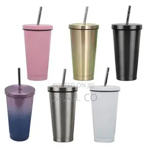 500ml Coffeemug With Lid Tea Cup Thermos Beer Travel Tumbler