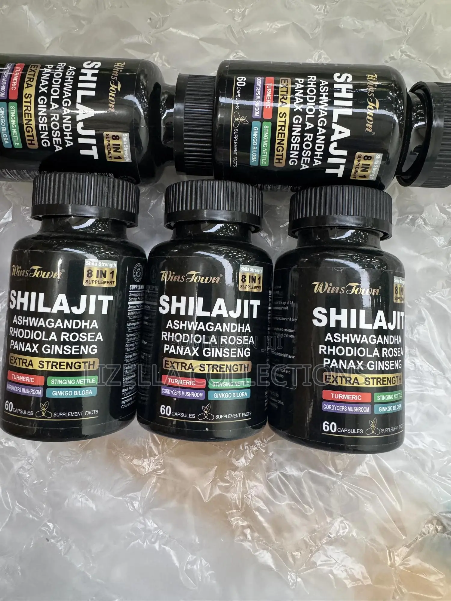 Pure Shillajit Capsules With Ashwagandha Ginseng