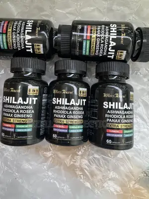 Pure Shillajit Capsules With Ashwagandha Ginseng