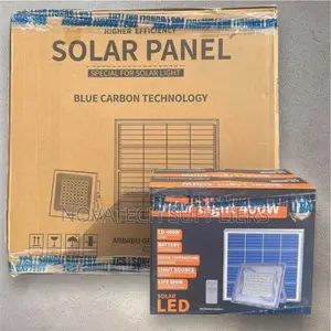 400W Blue Carbon Wawa Solar Flood Lights Jagger