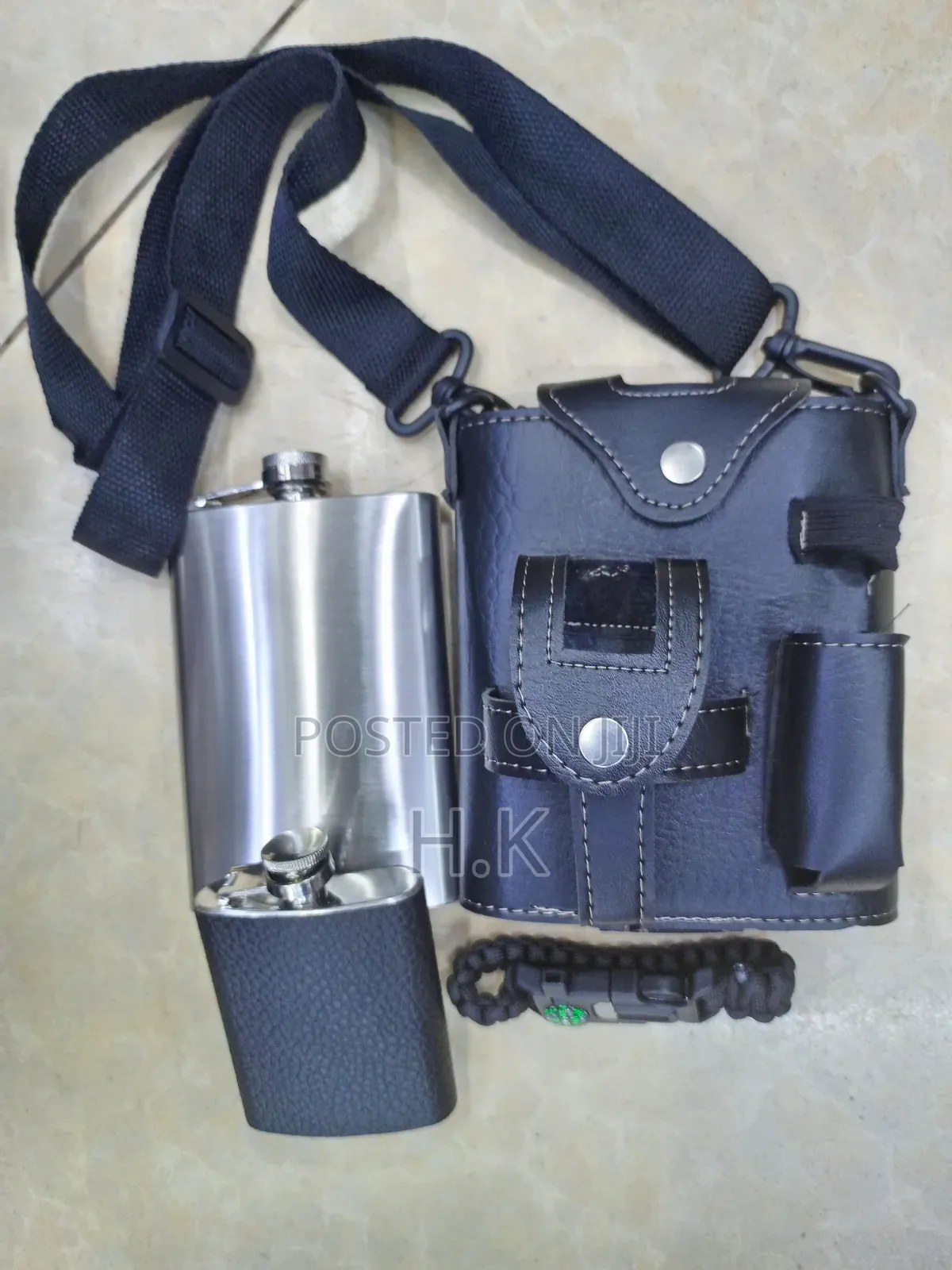 Hip Flask Set 18oz 4oz