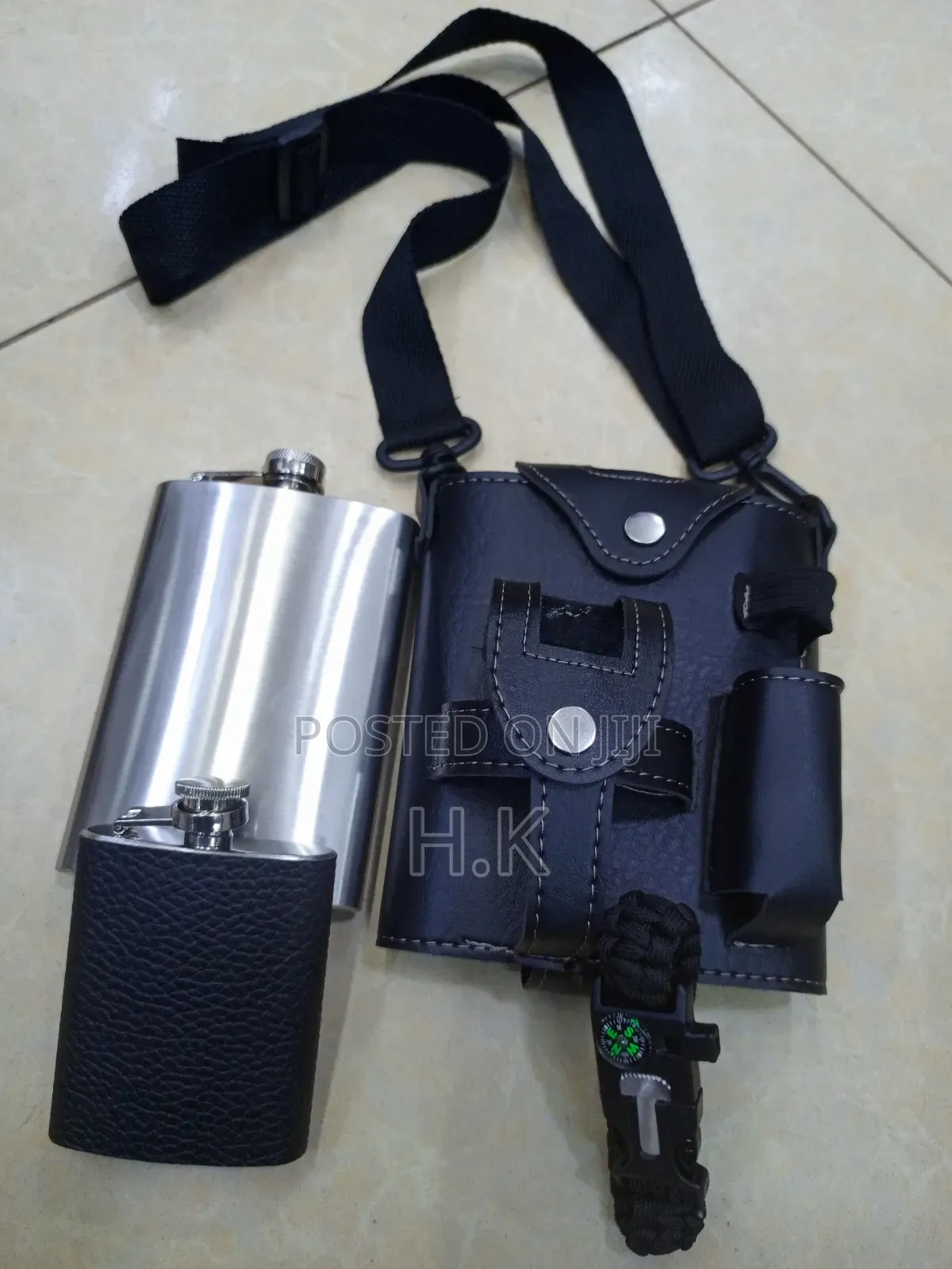 Hip Flask Set 18oz 4oz