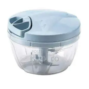 520ml Mini Hand Pull Chopper Food Processor, Blue