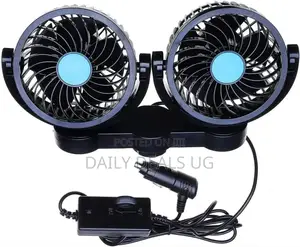 Foldable Double Car Fan