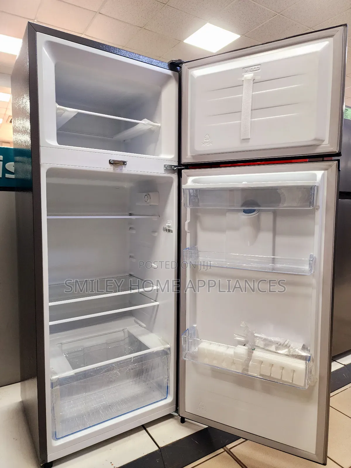 Brand New Hisense 270ltrs Double Door Fridge Silver