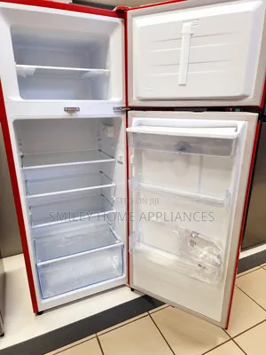 Hisense Red Color 270ltrs Double Door Fridge With Dispenser