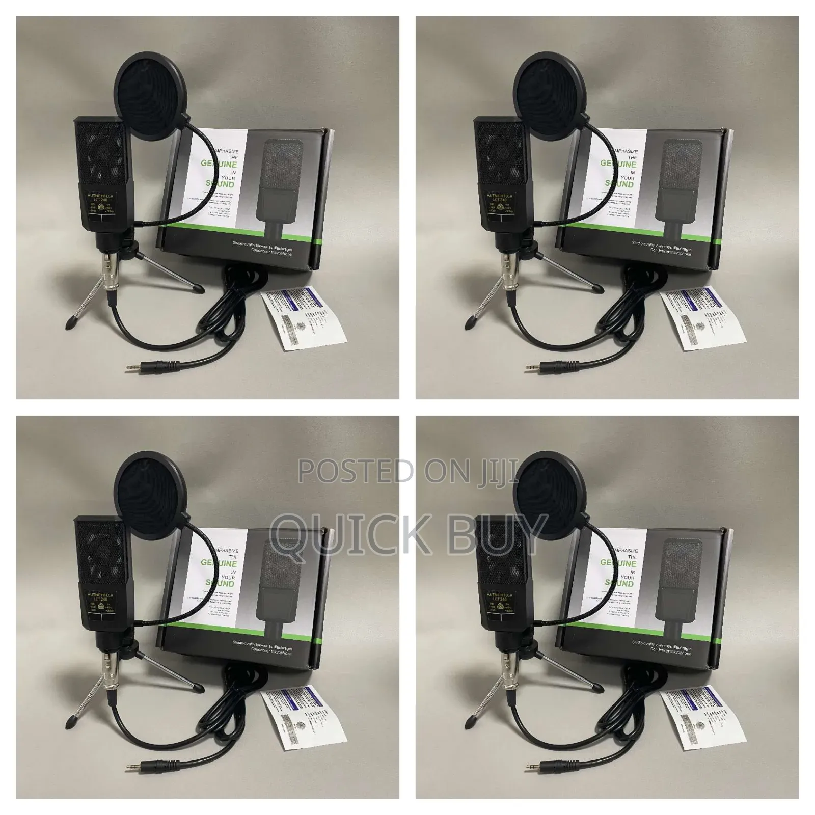 New Studio Quality Condenser Microphone