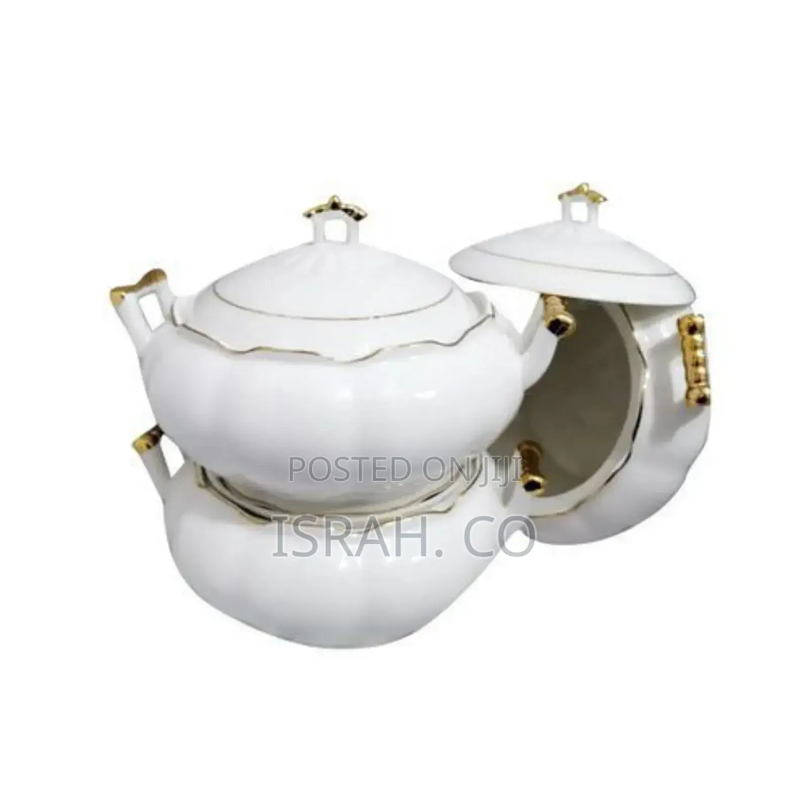 3 Piece Soup Food Serving Dishes Bowls Casserole Pots