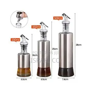 350ml Glass Vinegar Cooking Oildispenser Saucesprayer Bottle