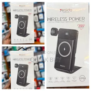 Yesido Wireless Power 10000mah 15w 3 in 1