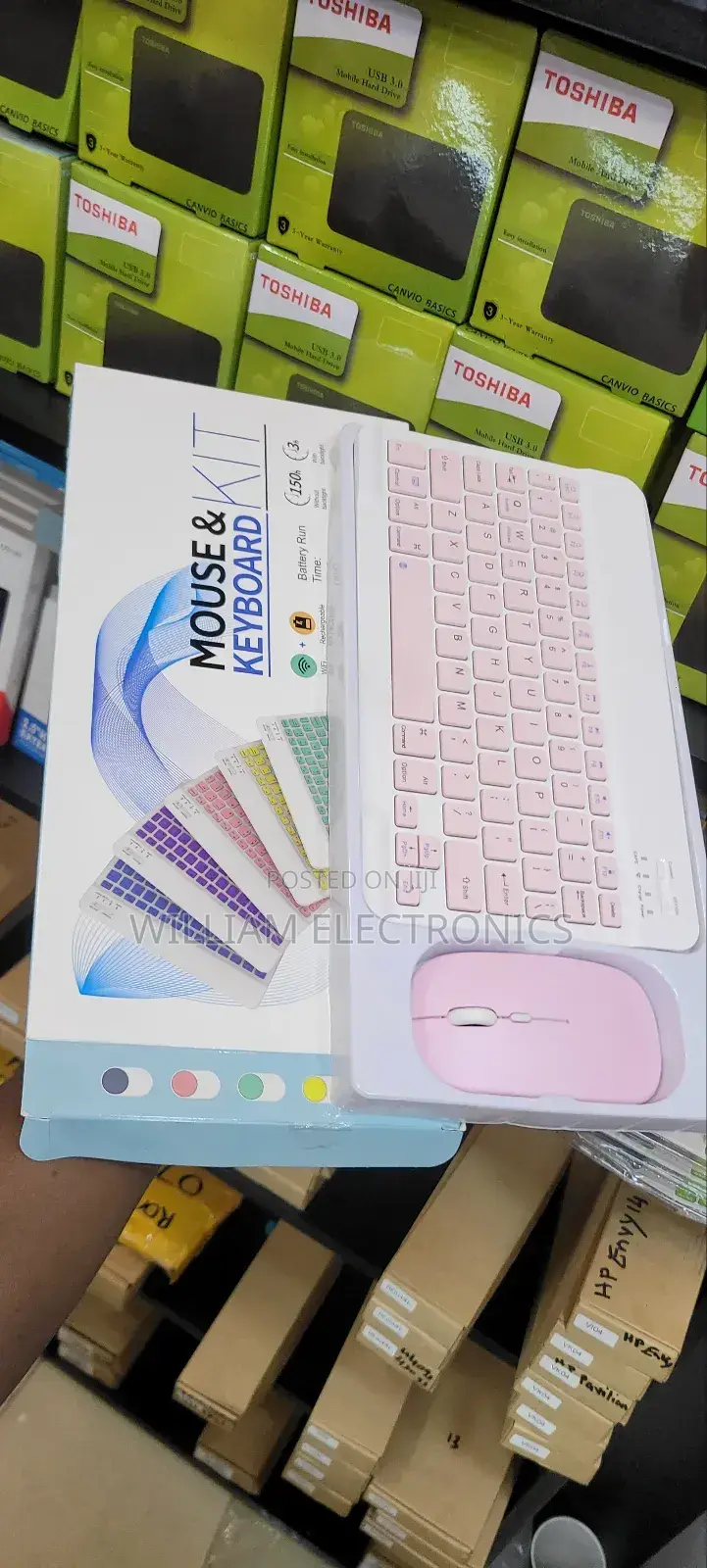 Bluetooth Keyboard Mouse KIT/Rechargeable Wireless Keyboard