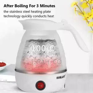 Sokany 0.7L Travel Silicone Portable Electric Kettle