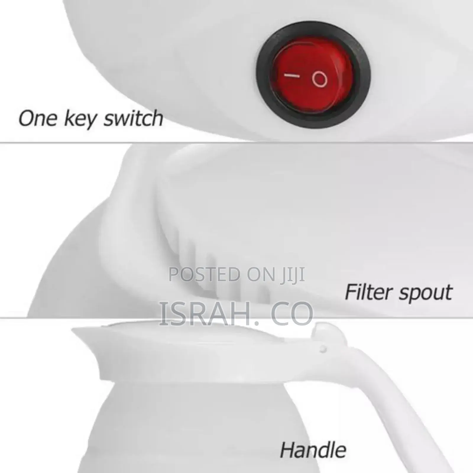 Sokany 0.7L Travel Silicone Portable Electric Kettle