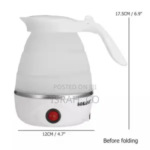 Sokany 0.7L Travel Silicone Portable Electric Kettle