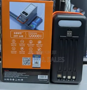 Fast Charging High Capacity Power Bank 120000 Mah