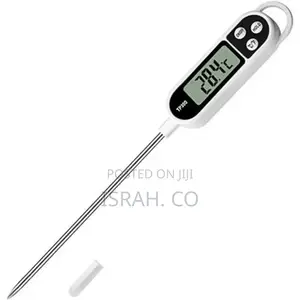 Digital Universal Kitchen Food Cooking Thermometer-White
