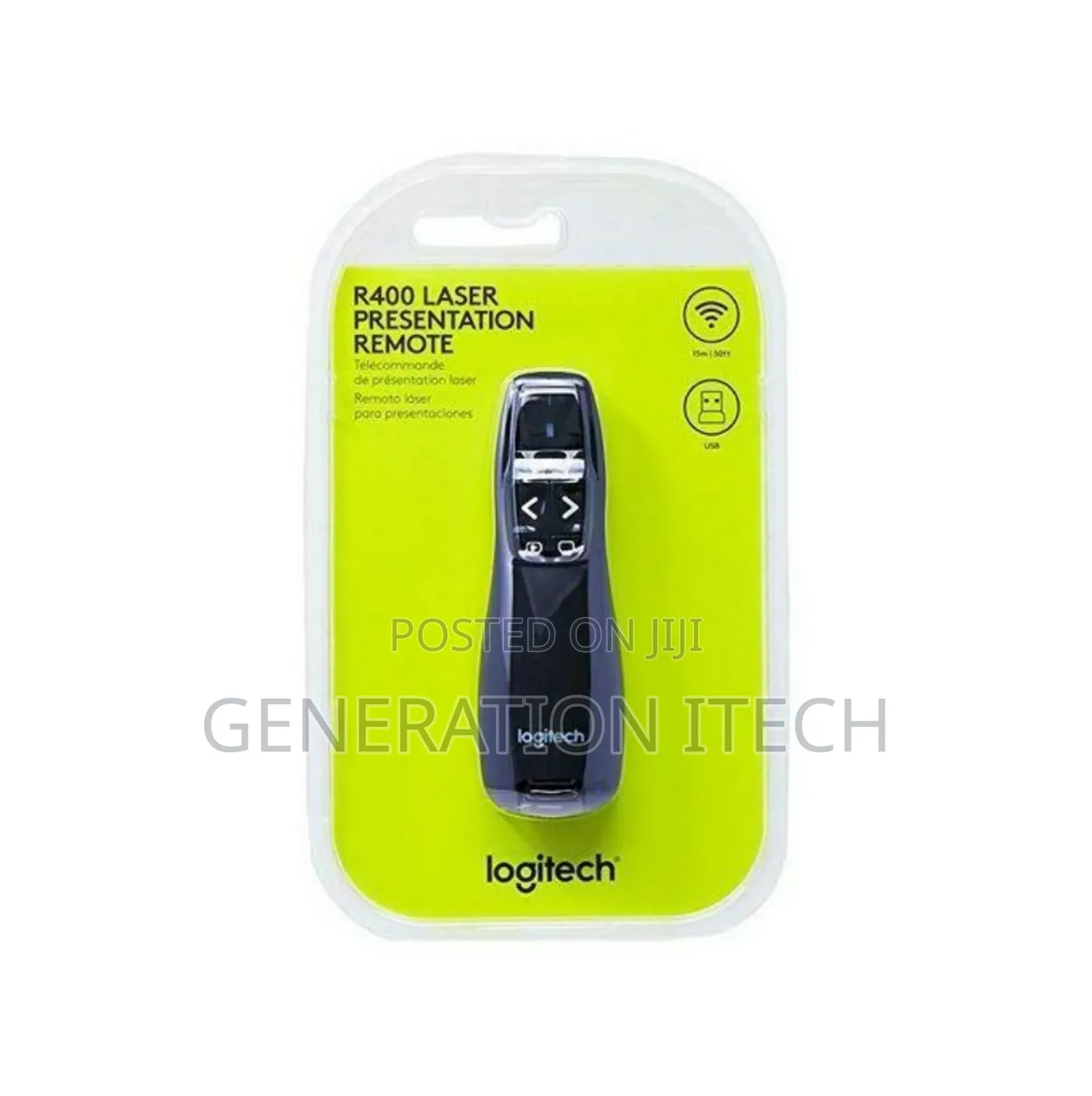 Logitech Wireless Presenter R400 With Laser Pointer