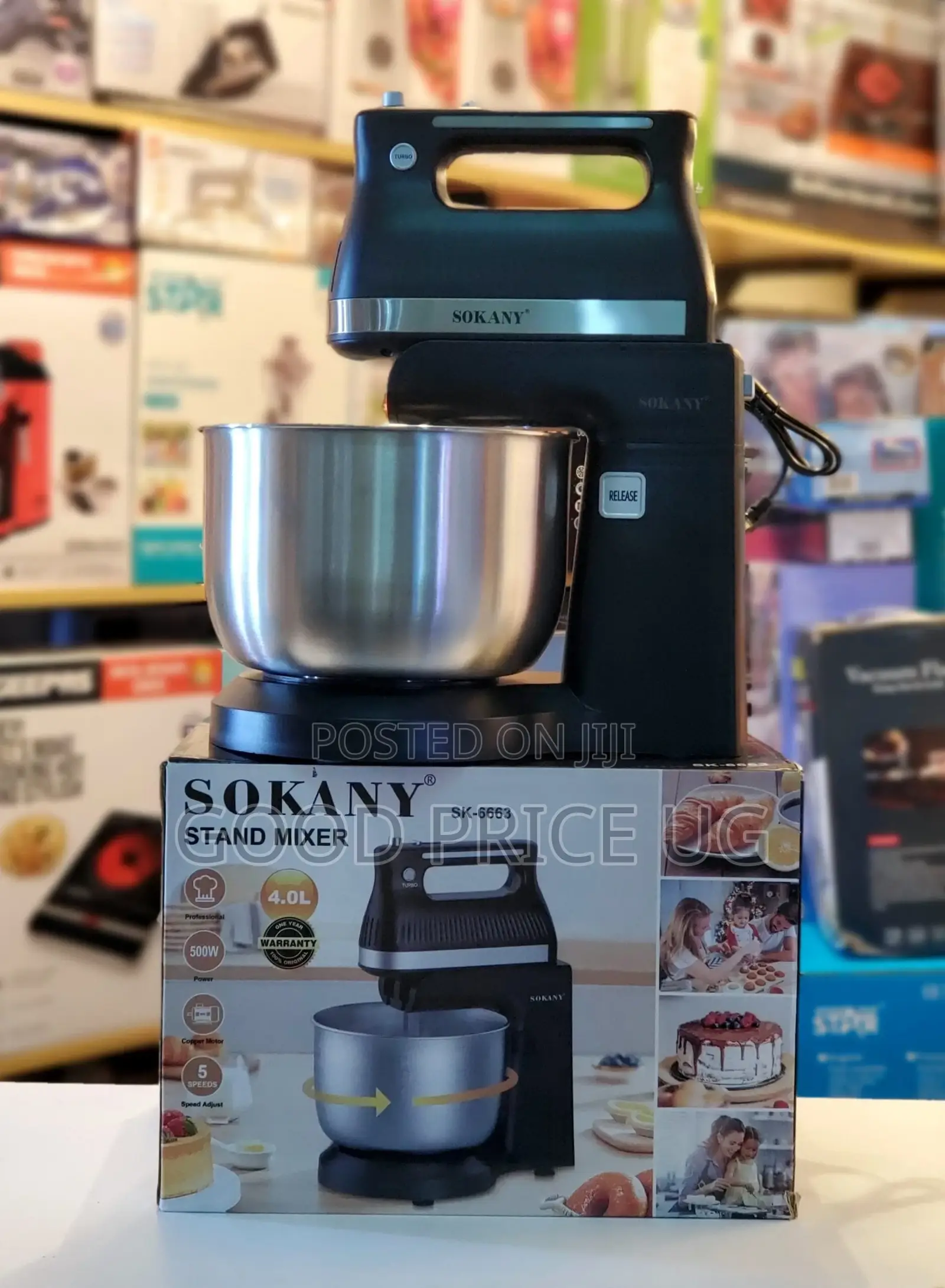 4L Sokany Stand Mixer