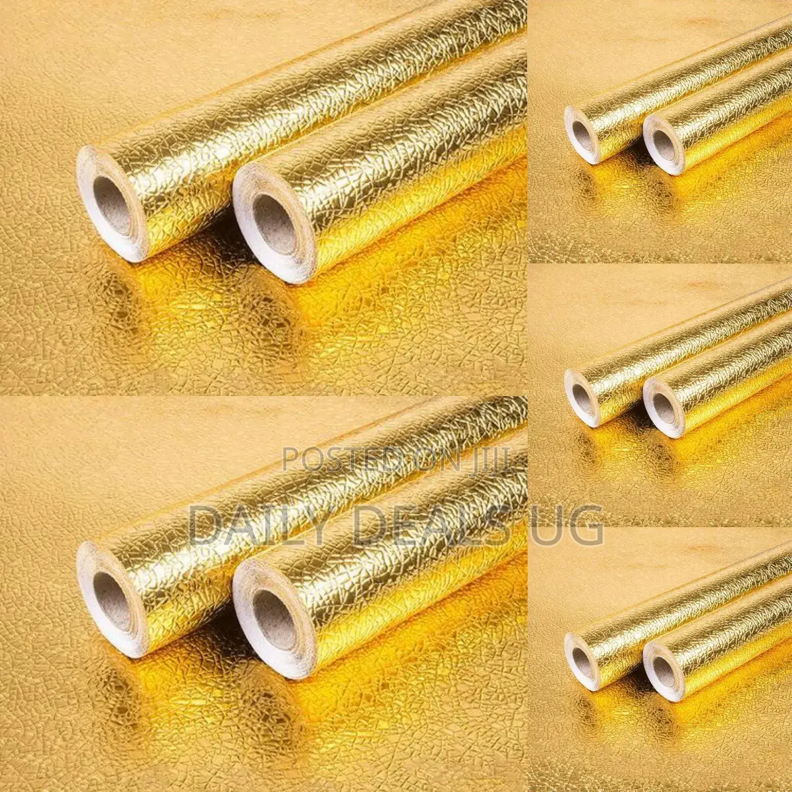 Aluminum Gold Wallpaper