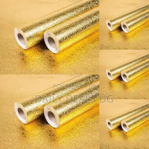 Aluminum Gold Wallpaper