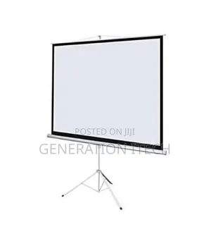 Projector Screen 180 X 180 With Tripod Stand - 360° Rotation