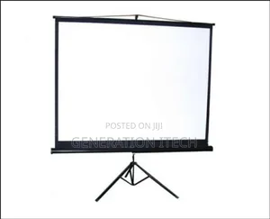 Projector Screen 200 X 200 With Tripod Stand -360° Rotation