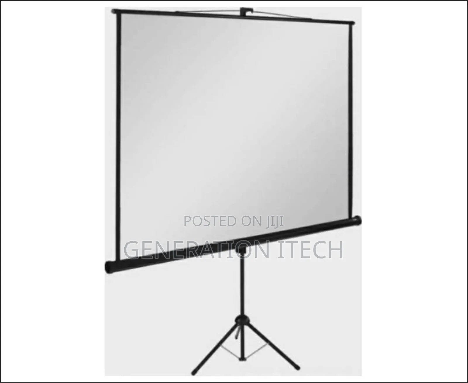 Projector Screen 200 X 200 With Tripod Stand -360° Rotation