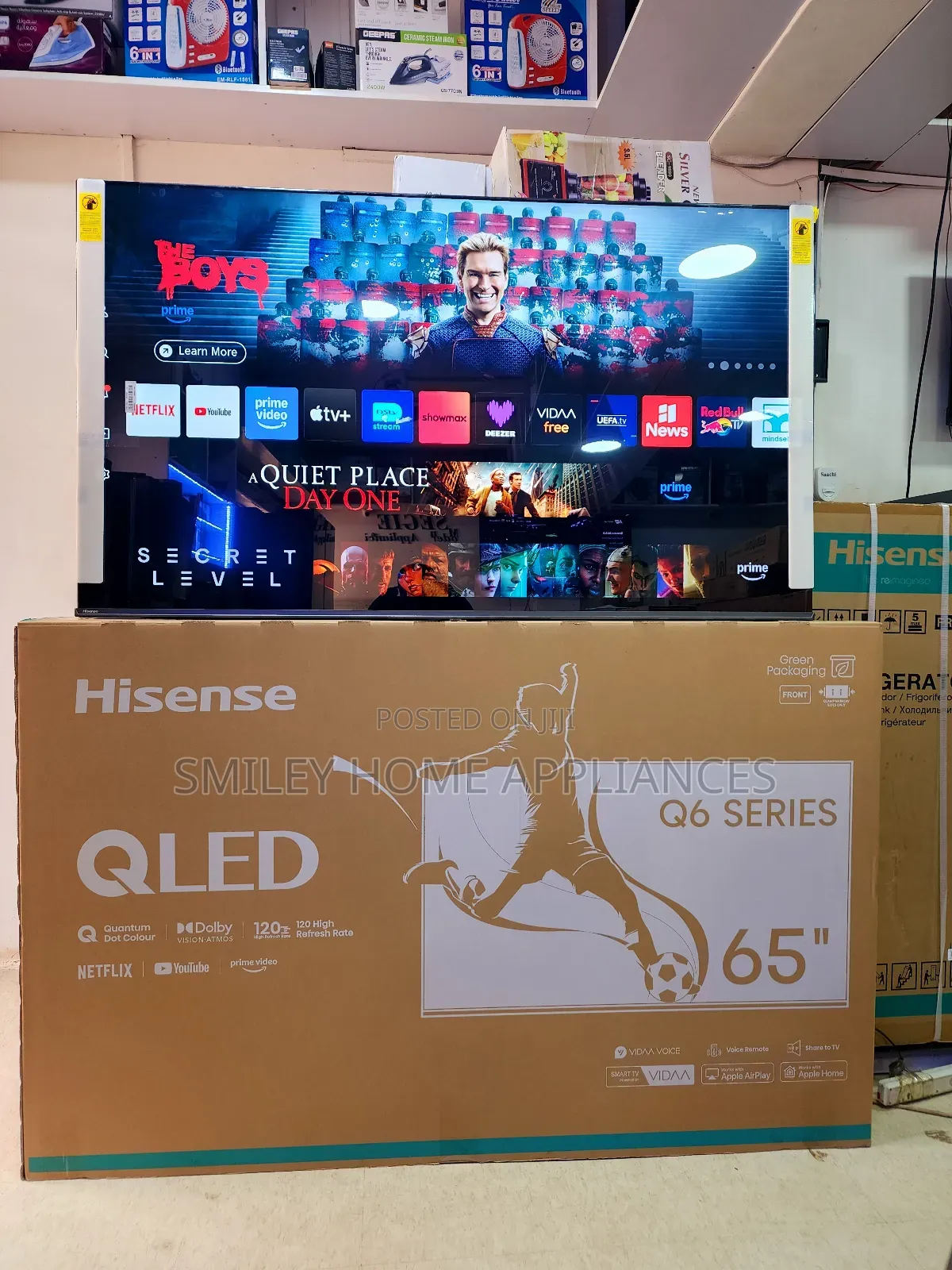 Hisense 65inches Qled Vidaa Smart Tv