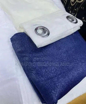 Plain Navy Blue Curtain