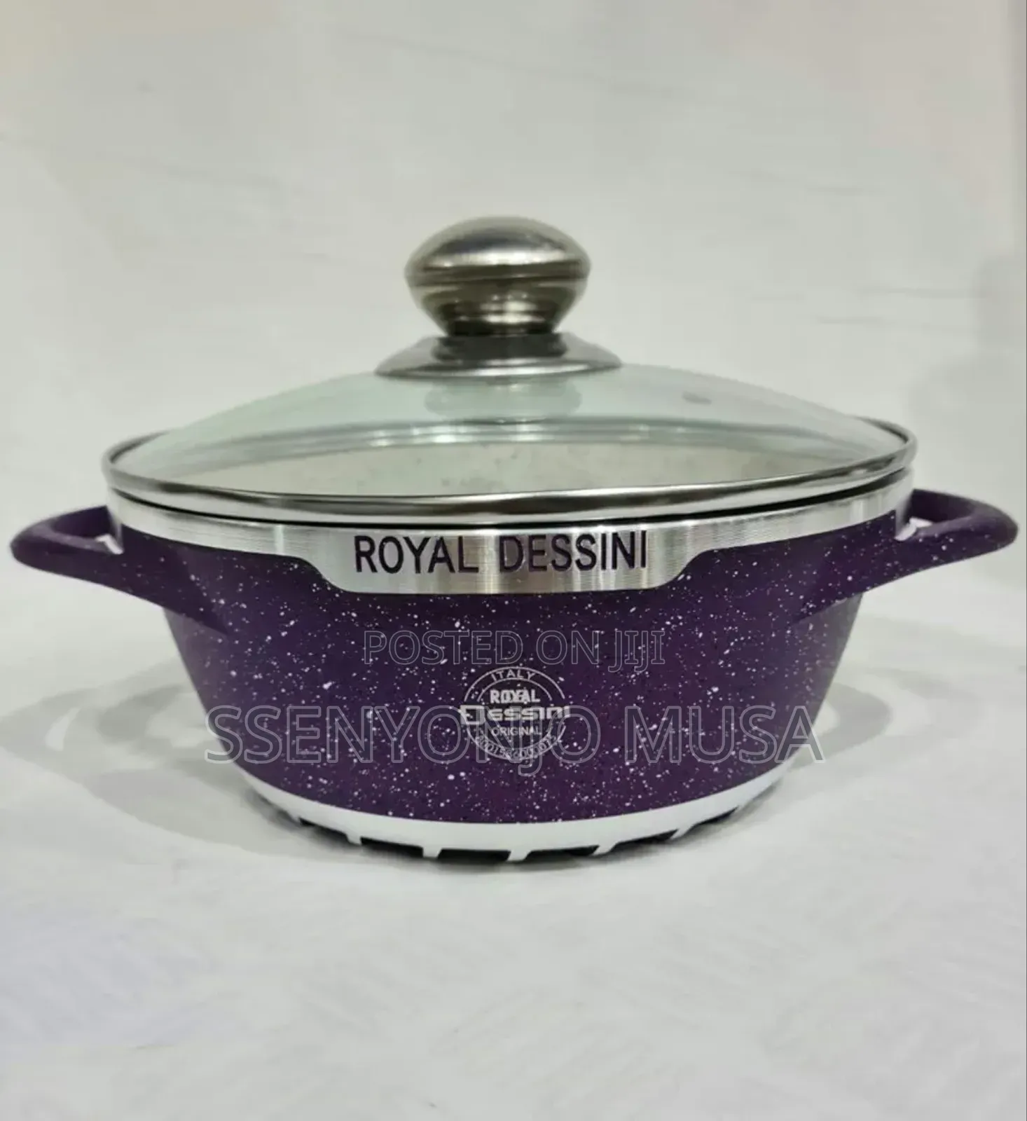 Royal Dessini 10PC Die-Cast Granite Non-Stick Cookware Set -