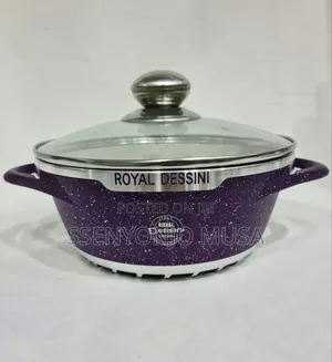 Royal Dessini 10PC Die-Cast Granite Non-Stick Cookware Set -