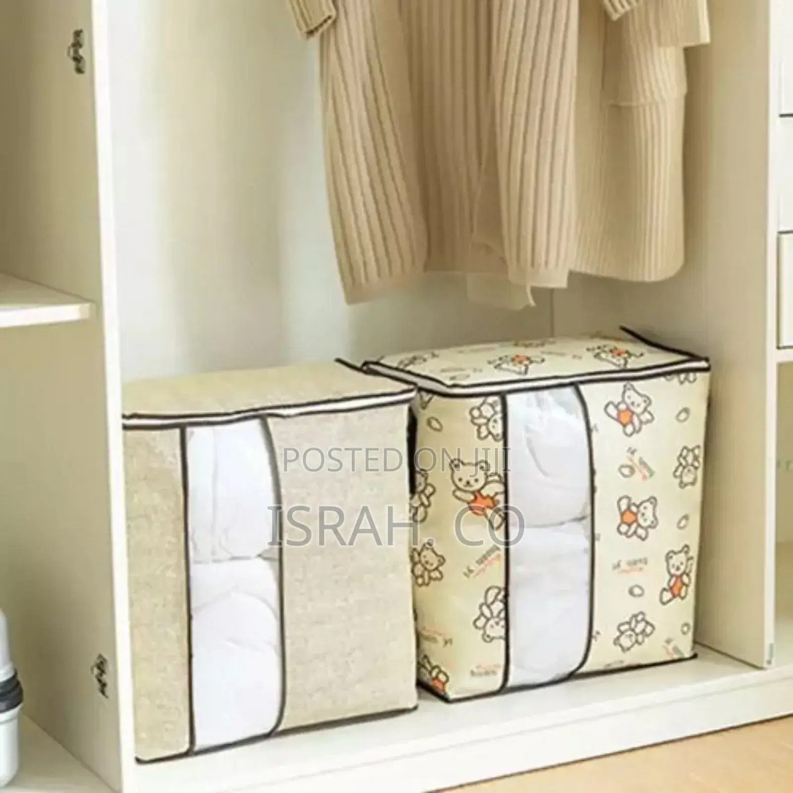 Clothes Storage Bag Organizerfor Pillowcaseblanket Bed Sheet