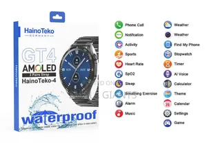 Hainoteko GT4 AMOLED Smartwatch