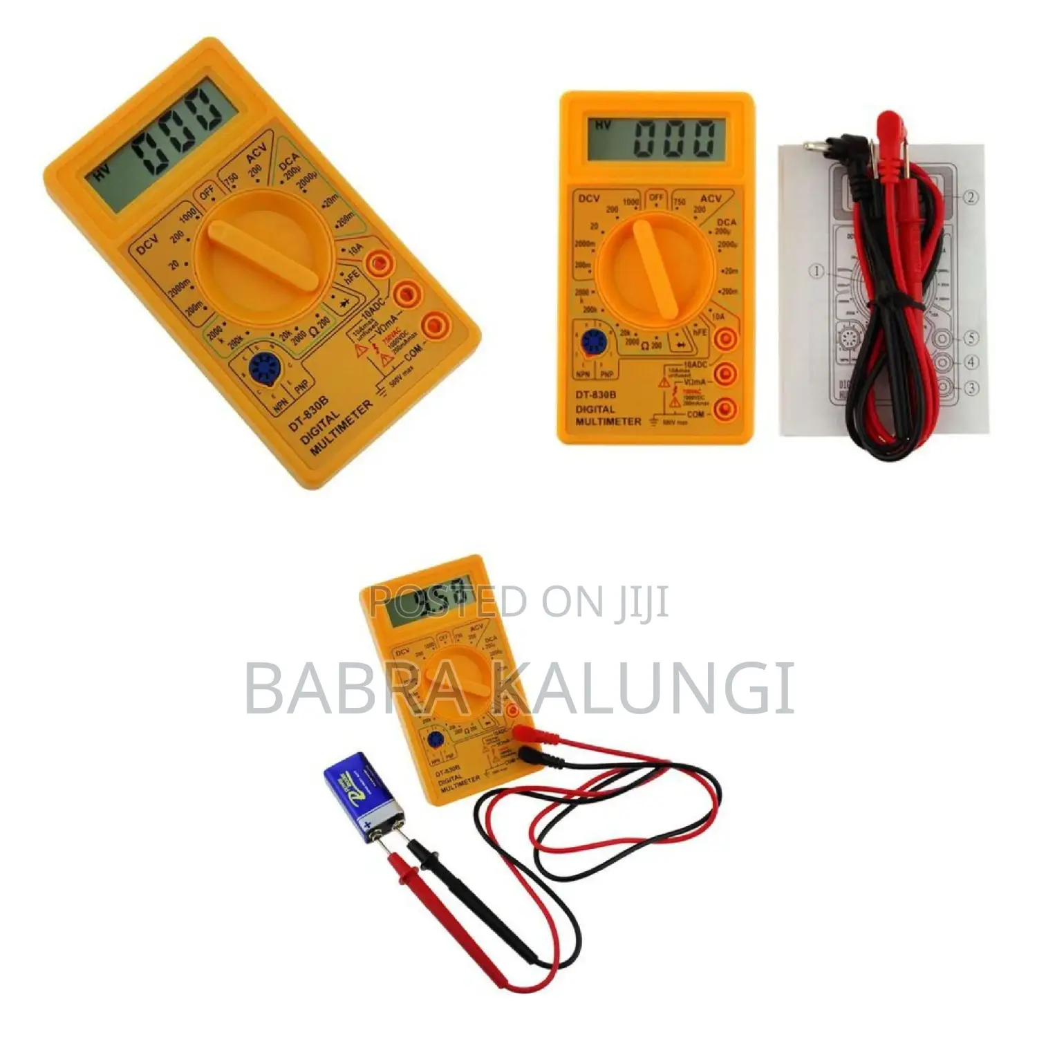 Digital Multimeter Mini Digital Multimeter AC/DC Tester Volt
