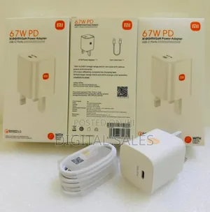 Xiaomigan 67w PD 1C Adapter Charge Laptops/Phones Fastcharge