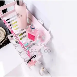 2piece Wall Mounted Lotion Soap Bathroom Shelf Rack Holder