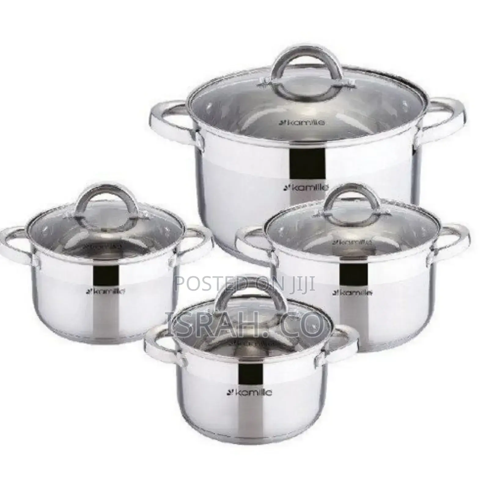 Kamill 4 Piece Stainless Steel Saucepans/Cookware