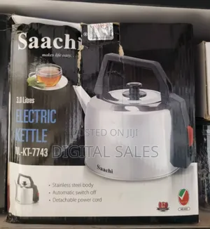Electric Kettle/ Saachi Kettle/3litres